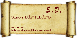 Simon Délibáb névjegykártya
